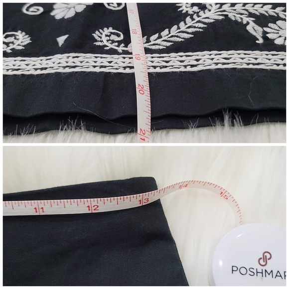 GUESS Embroidered Pencil Skirt โ Floral, Side Slits, Zip Back โ EUC โ Size 2 - Picture 14 of 16